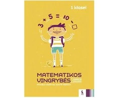 KNYGA Šviesa Matematikos užduotys gabiems vaikams "Matematikos vingrybės" 1 klasei