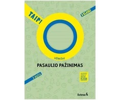 KNYGA Šviesa Pasaulio pažinimas. Užrašai 3 klasei, 1 dalis. Serija TAIP!