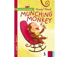 KNYGA Šviesa Ready? Read! Munching monkey