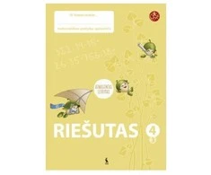 KNYGA Šviesa Riešutas. Pratybų sąsiuvinis 4 klasei, 3 dalis (atnaujinta) (serija „ŠOK“)