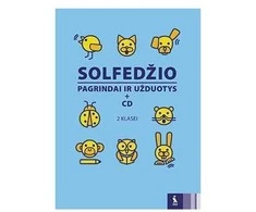 KNYGA Šviesa Solfedžio pagrindai ir užduotys su kompaktine plokštele 2 klasei