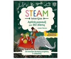 KNYGA Šviesa STEAM istorijos: 80 dienų aplink pasaulį