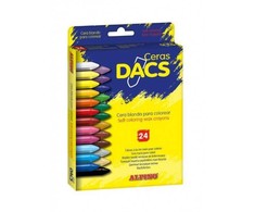 Vaškinės kreidutės ALPINO Dacs 24sp 11mm