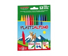 Vaškinės kreidutės PLASTIALPINO 12sp 8mm