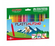 Vaškinės kreidutės PLASTIALPINO 24sp 8mm