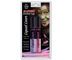 Veido dažai ALPINO Liquid liner rausvi+violetiniai