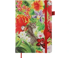 Zibi Knyga su gumute EXOTIC A5 96l lang., ORCHIDĖJOS