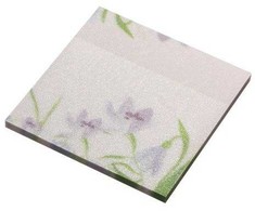 Zibi Lipnūs lapeliai ARABESKI 75x75mm 50lap blizgūs levandų sp