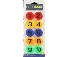 Zibi Magnetukai SKAIČIAI 10vnt x 30mm