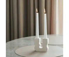 Lukata Minimalaus dizaino žvakidės laikiklis – elegantiška žvakidė bei knygų laikiklis - modernus stalo dekoro akcentas