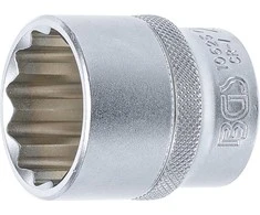 10625 BGS 28 mm 12-briaunis lizdas 1/2