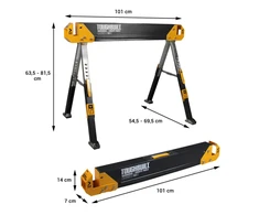 Statybinis ožys ToughBuilt® C650, 2 vnt.