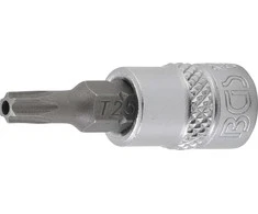 Grąžtas Bgs Technic Antgalis įpresuotas į galvutę | 6.3 mm (1/4") | T-star su skyle (Torx) T25 (2360)