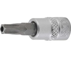 Grąžtas Bgs Technic Antgalis įpresuotas į galvutę | 6,3 mm (1/4") | T-Star su skyle (Torx) T30 (2362)