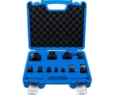 Grąžtas 25140 adapterių komplektas, juodas BGS