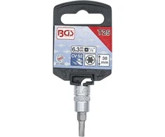 Grąžtas Bgs Technic Antgalis įpresuotas į galvutę | 6.3 mm (1/4") | T-Star (Torx) T25 (2593)
