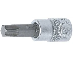 Grąžtas Bgs Technic Antgalis įpresuotas į galvutę | 6.3 mm (1/4") | T-Star (Torx) T40 (2596)