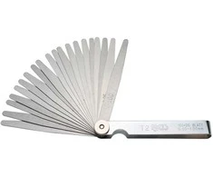 3083 Užpildo matuoklis 20 lapelių, 0.05-1mm T2 I 100 mm gylio BGS
