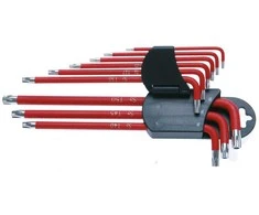 35105 „Torx“ raktų kompl. ilgi, magn. T10-T50 BGS