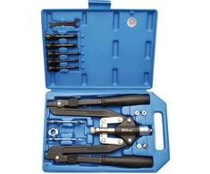 Bgs Technic Kniediklis srieginėms ir paprastoms kniedėms | ilgos rankenos | 3,2 - 6,4 mm (405)