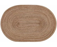 4Living Stalo padėkliukas ovalus,45x30cm,rudas