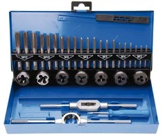 Bgs Technic Sriegiklių ir sriegpjovių rinkinys | M3 - M12 | 32 vnt. (901)