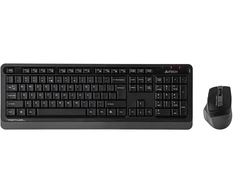Rinkinys Klaviatūra su pele A4Tech Fstyler FG1035 belaidė juoda