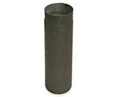 Abx kaminas, juodos spalvos, 130 mm, 50 cm