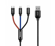 Adapteriai BASEUS USB A tipo M, USB C tipo, Micro, Lightning