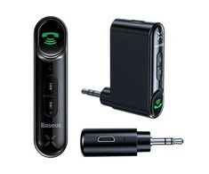 Adapteris Baseus 3.5 mm, Bluetooth, juoda sp.