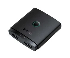 Adapteris Baseus Cluster HDMI, HDMI x2, 0.000001 m, melna