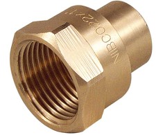 Adapteris Nibco 42700, 22mm x 1/2", misiņš