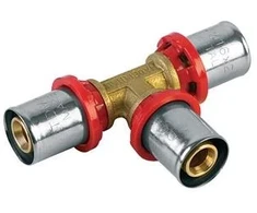 Adapteris TDM Brass 1645, 90 °, 26mm x 20mm x 20mm, misiņš
