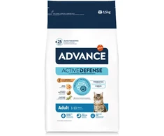 ADVANCE Adult su vištiena katėms 1,5kg + 2 pakeliai šlapio maisto komplekte