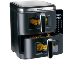 Air Fryer Gruzdintuvė beztłuszczowa Alpina XXL 11L 2800W Dwukomorowa