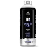 Aerosola krāsa radiatoriem Montana Mtn Pro, preču zīmes, balta, 0.4 l