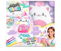 AIRBRUSH PLUSH Rinkinys su aerografu „Kawaii Kitty", 25 cm