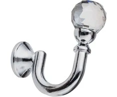 Užuolaidų laikiklis DOMOLETTI MINI CRYSTAL, chromo