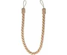 Užuolaidų virvelė Luance COT, 1.6 cm, šampano