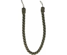 Užuolaidų virvelė Luance COT, 1.6 cm, tamsiai žalia