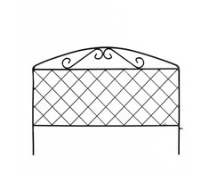 Aizsargbarjera Garden Center, 60 cm x 0.5 cm x 43 cm, melna krās.