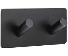 Kabliukas Domoletti Corfu, 900 mm x 32 mm x 45 mm, juodas.