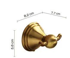 Kabliukas Gedy 7526 44, 62 mm x 57 mm x 65 mm, geltona sp.