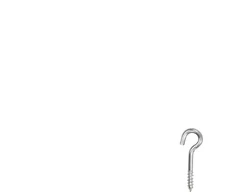 Haushalt Cmt SCREWED HOOK D7 2.5X12 5PCS