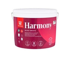 Sienų ir lubų dažai TIKKURILA HARMONY, visiškai matiniai, baltos sp., A bazė, 9 l