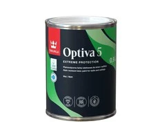 Akriliniai dažai Tikkurila Optiva 5, balta sp., 0.9 l