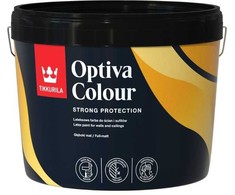 Akriliniai dažai Tikkurila Optiva Colour, balti, 9 l