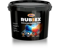 Akriliniai gumos pagrindo dažai Rubbex, tamsiai ruda sp., 3.5kg