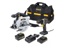 Grąžtas Nezatříděno Įrankių rinkinys TOOL SET CD-B0A18+CS-L1118 18V 2+4AH
