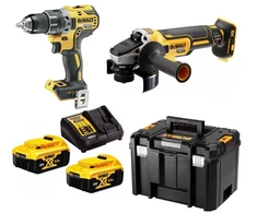 Grąžtas Akumulatora instrumentu komplekts ar bateriju Dewalt DCK2020P2T-QW, 18 V, 5 Ah